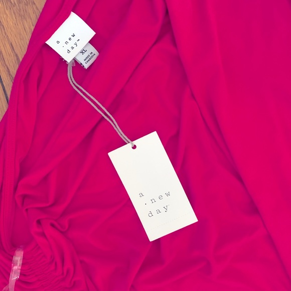 A New Day asymmetrical dress . Size XL. Fuschia pink . - Picture 4 of 4